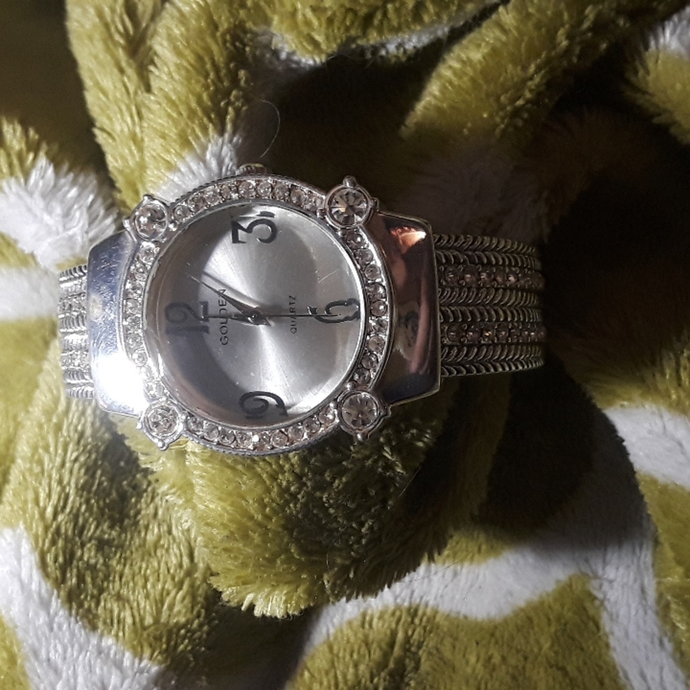 Geneva Elite bracelet Watch w/ cz